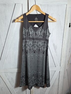 Prana Open Back A-Line Shelf Bra Dress Size M